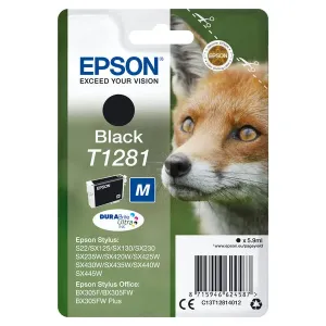 EPSON T1281 (C13T12814012) - originálna cartridge, čierna, 5,9ml