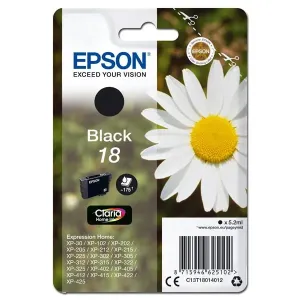 EPSON T1801 (C13T18014012) - originálna cartridge, čierna, 5,2ml