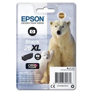 Epson T26314012, T263140, 26XL foto čierna (photo black) originálna cartridge
