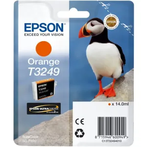 EPSON T3249 (C13T32494010) - originálna cartridge, oranžová, 14ml