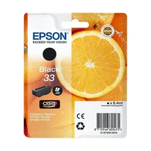 EPSON T3331 (C13T33314012) - originálna cartridge, čierna, 6,4ml
