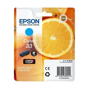 EPSON T3342 (C13T33424012) - originálna cartridge, azúrová, 4,5ml