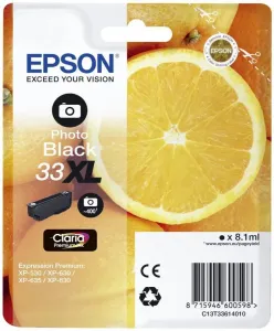 Epson T33614012, T33XL foto čierna (photo black) originálna cartridge