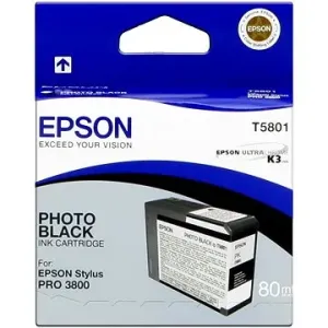 EPSON T5801 (C13T580100) - originálna cartridge, fotočierna, 80ml