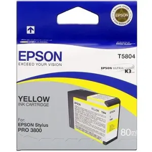 EPSON T5804 (C13T580400) - originálna cartridge, žltá, 80ml