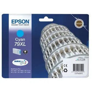 EPSON T7902 (C13T79024010) - originálna cartridge, azúrová, 17ml