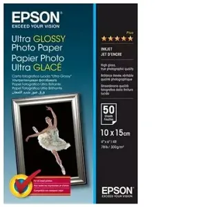 Epson Ultra Glossy Photo Paper – 10 × 15 cm – 50 listov