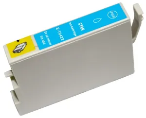 Epson T0422 azúrova (cyan) kompatibilna cartridge
