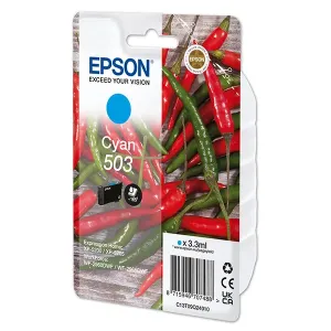EPSON C13T09Q24010 - originálna cartridge, azúrová, 3,3ml
