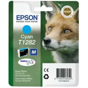 EPSON T1282 (C13T12824022) - originálna cartridge, azúrová, 3,5ml