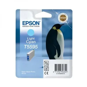 EPSON T5595 (C13T55954010) - originálna cartridge, svetlo azúrová, 13ml