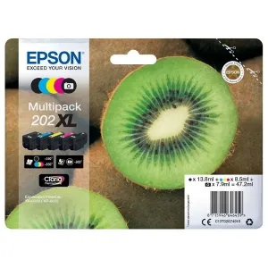 EPSON C13T02G74010 - originálna cartridge, čierna + farebná, 13,8ml/7,9ml/3x8,5ml
