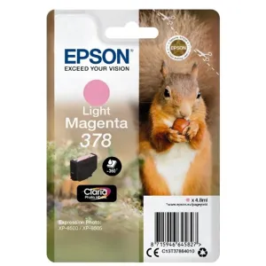 EPSON T3786 (C13T37864010) - originálna cartridge, svetlo purpurová, 4,8ml