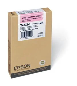 Epson C13T603600 svetlo purpurová (light vivid magenta) originálna cartridge