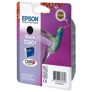 EPSON T0801 (C13T08014011) - originálna cartridge, čierna, 7,4ml