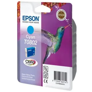 EPSON T0802 (C13T08024011) - originálna cartridge, azúrová, 7,4ml