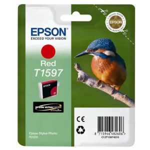 EPSON T1597 (C13T15974010) - originálna cartridge, červená, 17ml