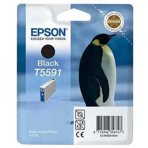 EPSON T5591 (C13T55914010) - originálna cartridge, čierna, 13ml