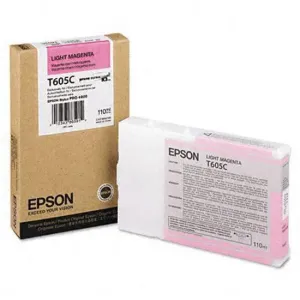 Epson T605C svetlo purpurová (light magenta) originálna cartridge