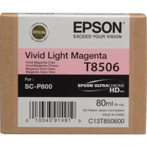 Epson T850600 svetle purpurová (light magenta) originálna cartridge