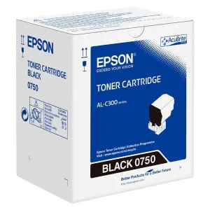 Epson originál toner C13S050750, black, 7300str., Epson WorkForce AL-C300N, O