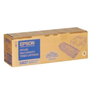 Epson originálny toner C13S050437, black, 8000 str., return, Epson AcuLaser M2000D, 2000DN, 2000DT, 2000DTN