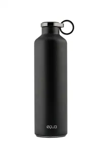 Equa Smart - múdra nerezová fľaša, viečko s mramorom, Dark Grey, 680 ml