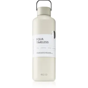Equa Timeless fľaša na vodu z nehrdzavejúcej ocele farba Off White 1000 ml