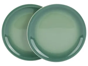 ERNESTO® Tanier/Miska/Šálka, 2 kusy (taniere, zelená)