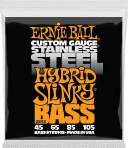 Ernie Ball Hybrid Slinky Stainless Steel Electric Bass Strings