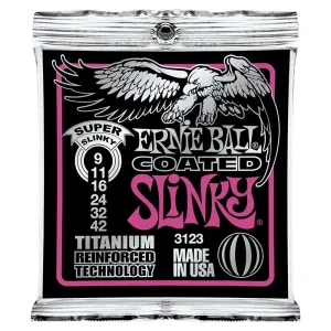 Ernie Ball Coated Slinky Titanium Super.009-.042