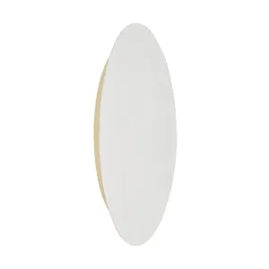 Nástenné svietidlo Escale Blade LED, matná biela, Ø 95 cm