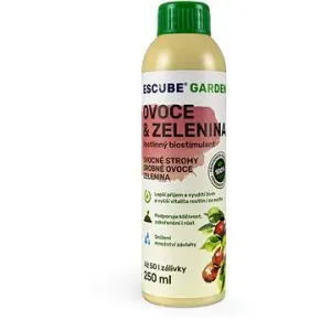 Escube Garden prírodný biostimulant a hydroabsorbent – ovocie a zelenina, 250 ml