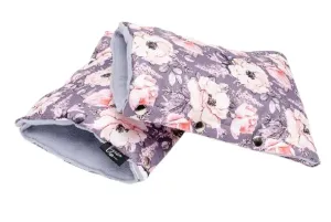 ESECO, rukavice na kočík Grey Flowers