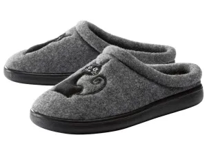 esmara® Dámske papuče (36, sivá/mačka)