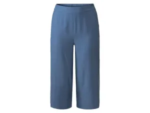 esmara® Dámske nohavice v 7/8 dĺžke XXL (54, modrá)
