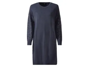esmara® Dámske pulóvrové šaty (XS (32/34), modrá)