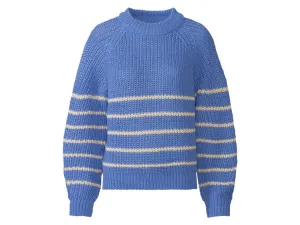 esmara® Dámsky pletený pulóver (S (36/38), modrá) #4024255