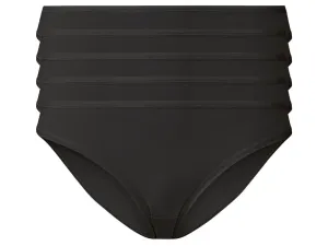 esmara® Dámske nohavičky, 5 kusov (L (44/46), čierna)