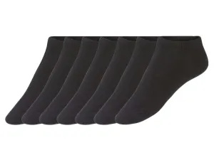 esmara® Dámske členkové ponožky, 7 párov (35/38, čierna)