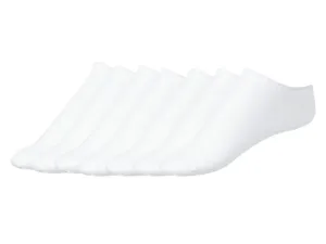 esmara® Dámske členkové ponožky s biobavlnou, 7 párov (35/38, biela)