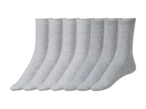 esmara® Dámske ponožky, 7 párov (39/42, bledosivá)
