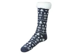 esmara® Dámske vianočné ponožky (35/38, navy modrá)