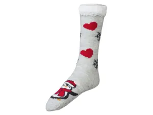 esmara® Dámske vianočné ponožky (35/38, sivá)