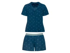 esmara® Dámske pyžamo (XS (32/34), tmavomodrá) #4004715