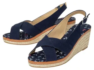 esmara® Dámske sandále (38, námornícka modrá)