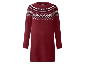 esmara® Dámske pletené šaty (M (40/42), červená) #4018079