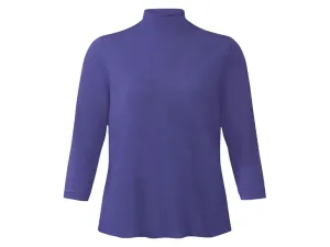 esmara® Dámske tričko s 3/4 rukávmi (XS (32/34), fialová)