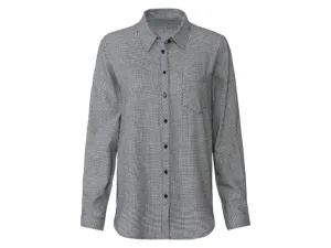 esmara® Dámska flanelová košeľa (34, kohútia stopa/čierna/biela)