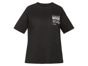 esmara® Dámske tričko XXL (3XL (56/58), čierna)